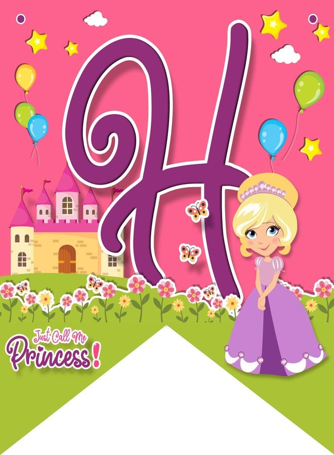 Klassik Princess Theme Happy Birthday Banner with Ribbon|Made in India|Decorate Your Birthday Party - Image 3